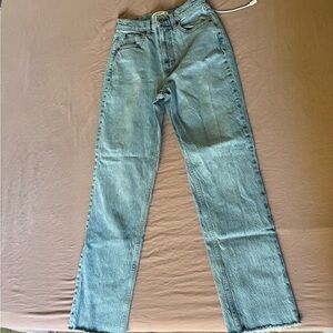 Abercrombie & Fitch Light Blue Straight Leg Jeans